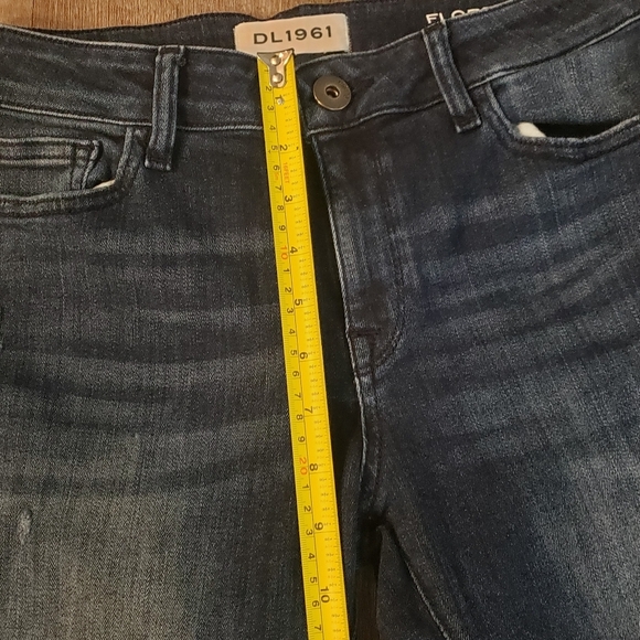 DL1961 Women's Florence Instasculpt Mid-Rise Skinny Fit Jean Size 28 Blue - Picture 4 of 12
